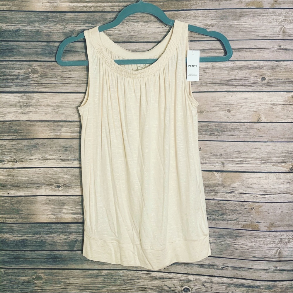 LOFT /xxs / petite /cream\beige top